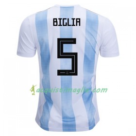 Divisa di Calcio Argentina Biglia 5 Prima Mondiali 2018